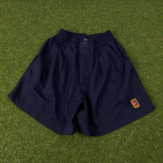 90s Nike Challenge Court Shorts Blue Small