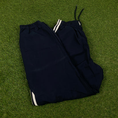 00s Adidas Piping Joggers Blue Medium