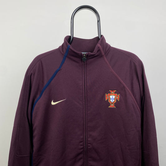 00s Nike Portugal T90 Windbreaker Jacket Red XL