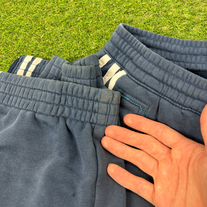 00s Adidas Cotton Joggers Blue XL