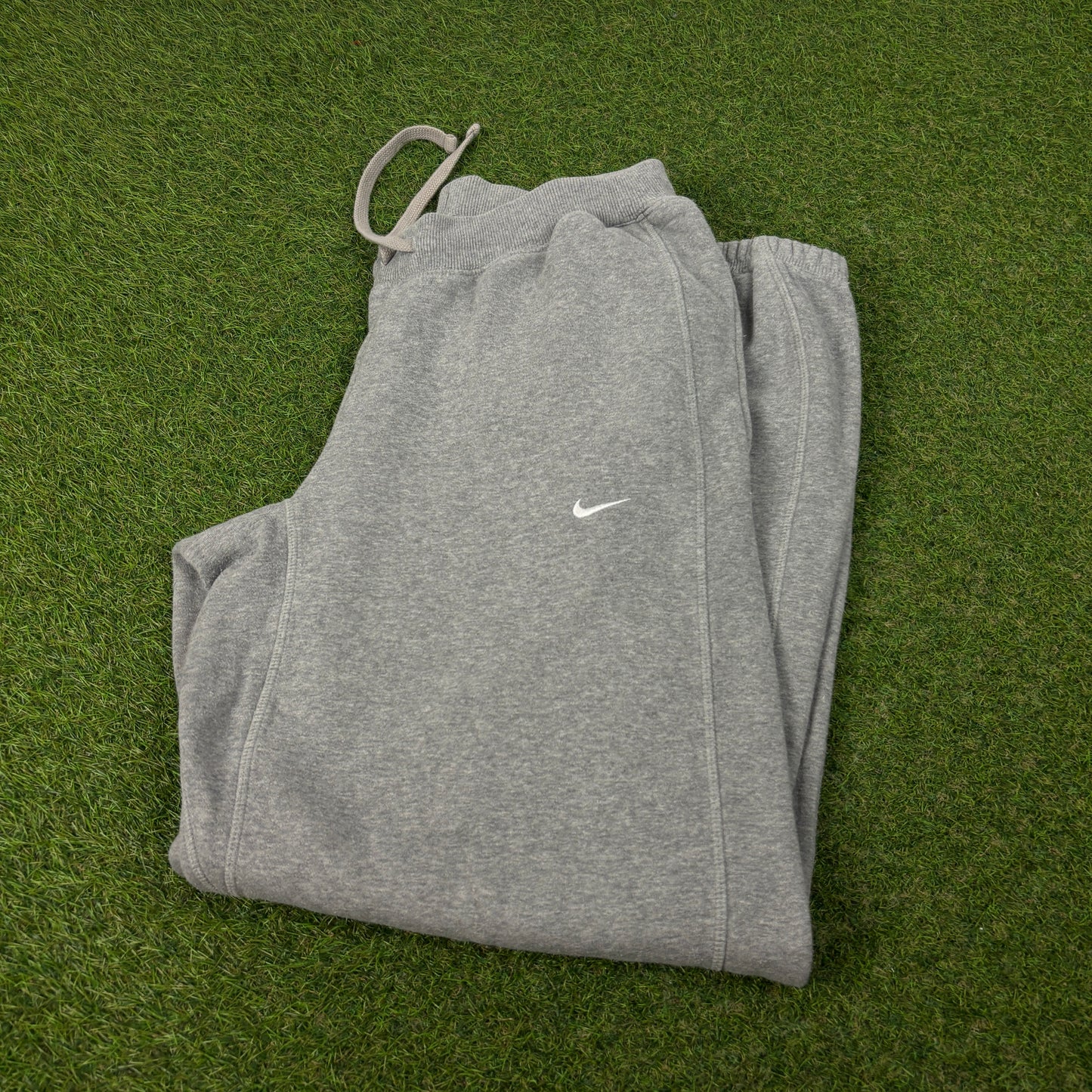 00s Nike Wide Leg Cotton Joggers Grey XL