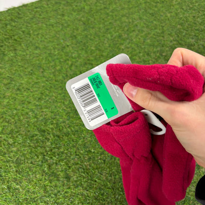 90s Nike Fleece Gloves Red