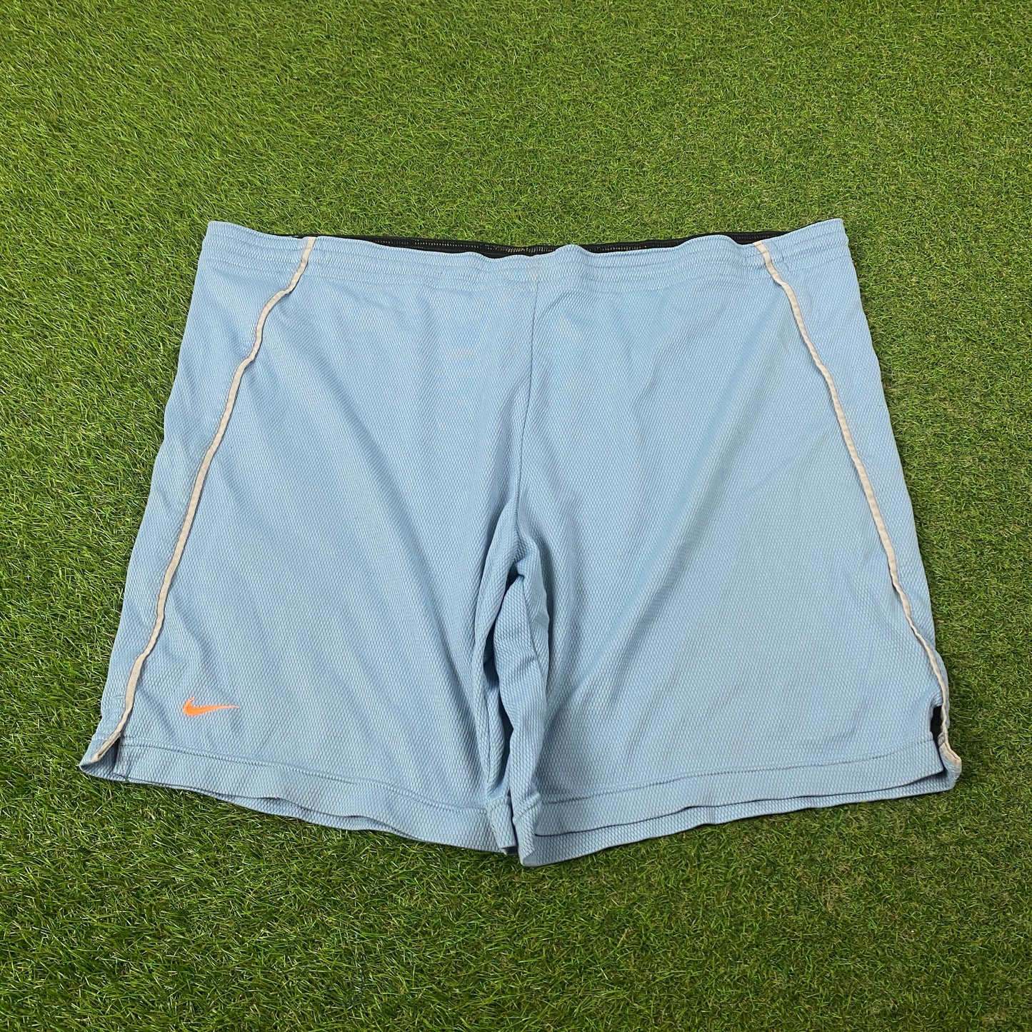 00s Nike Piping Football Shorts Blue Large