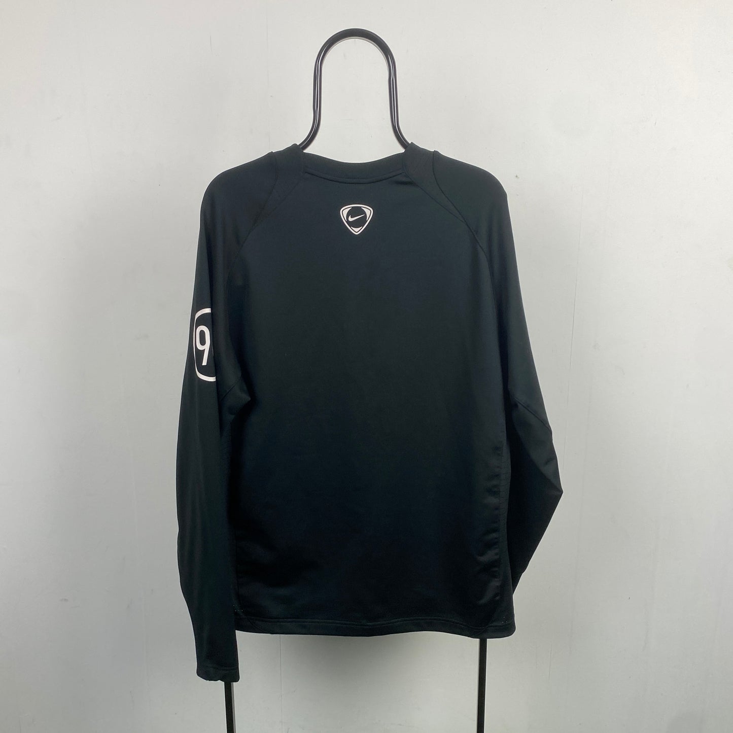 00s Nike T90 Sweatshirt Black Medium