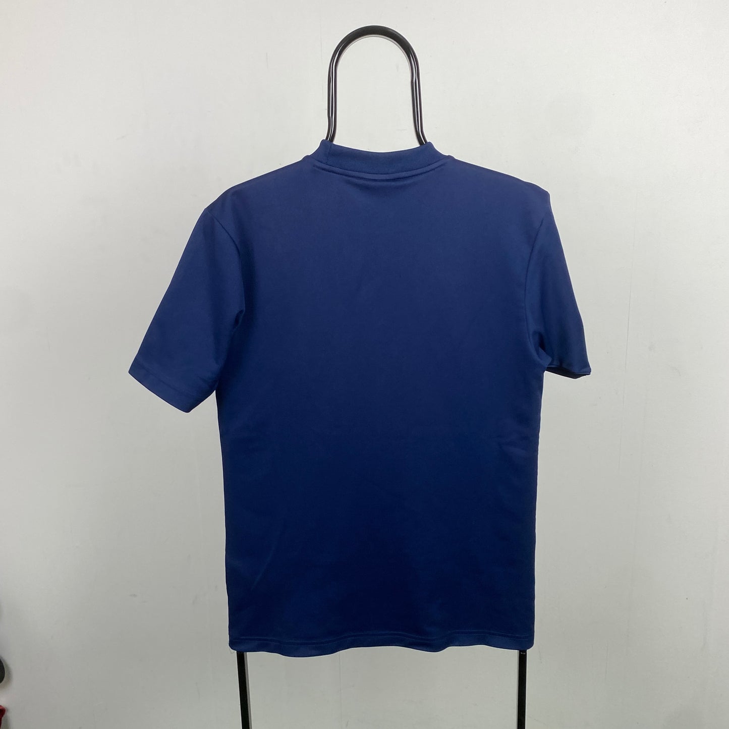 00s Nike Football Shirt T-Shirt Blue Small