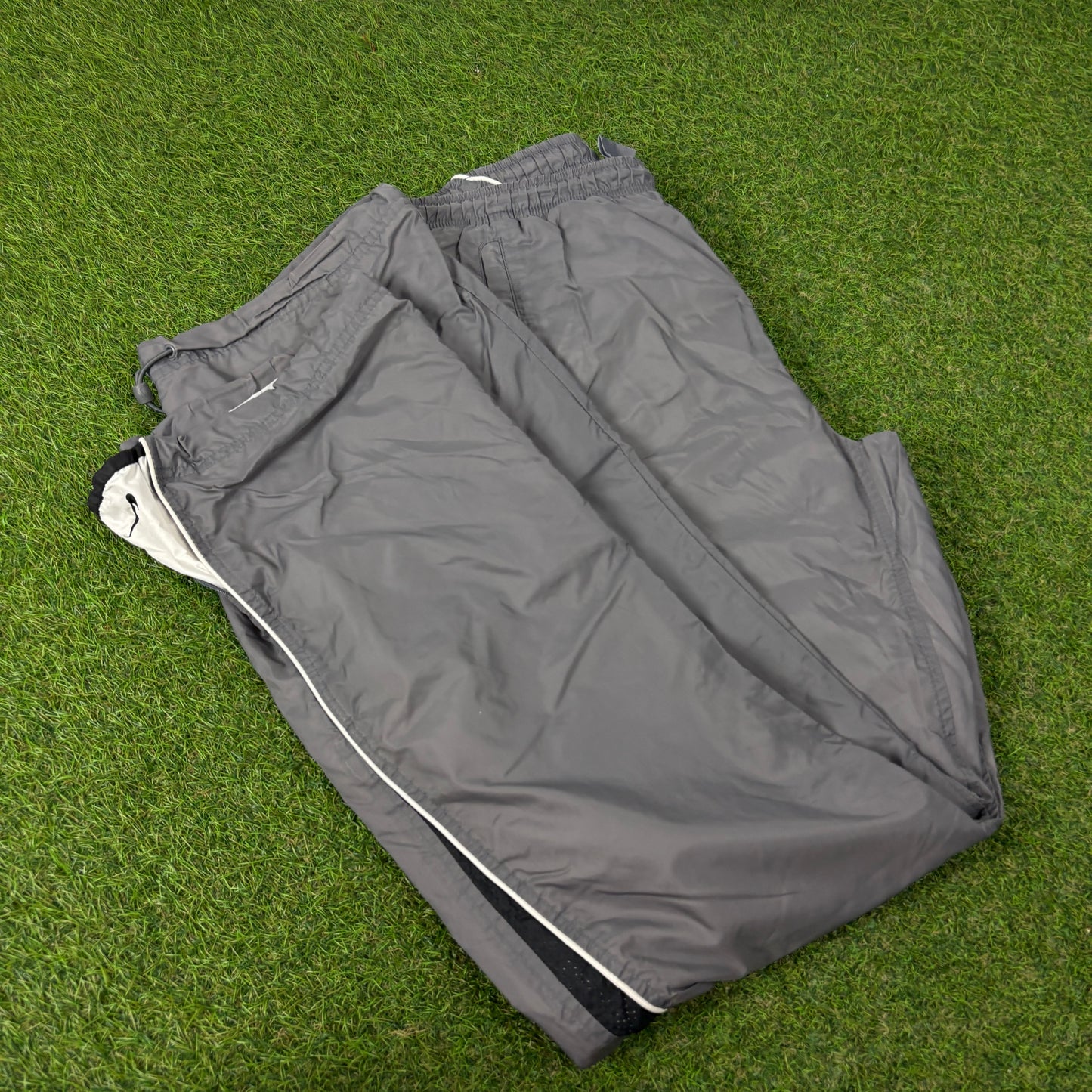 00s Nike Piping Joggers Grey Medium