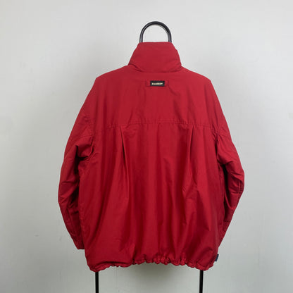 00s Nike ACG Reversible Fleece Coat Jacket Blue Red XL