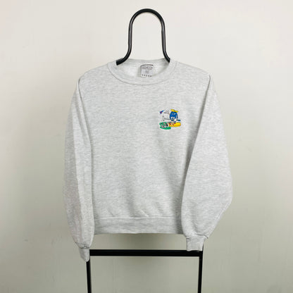 Retro 90s M&M Golf Sweatshirt Grey Small