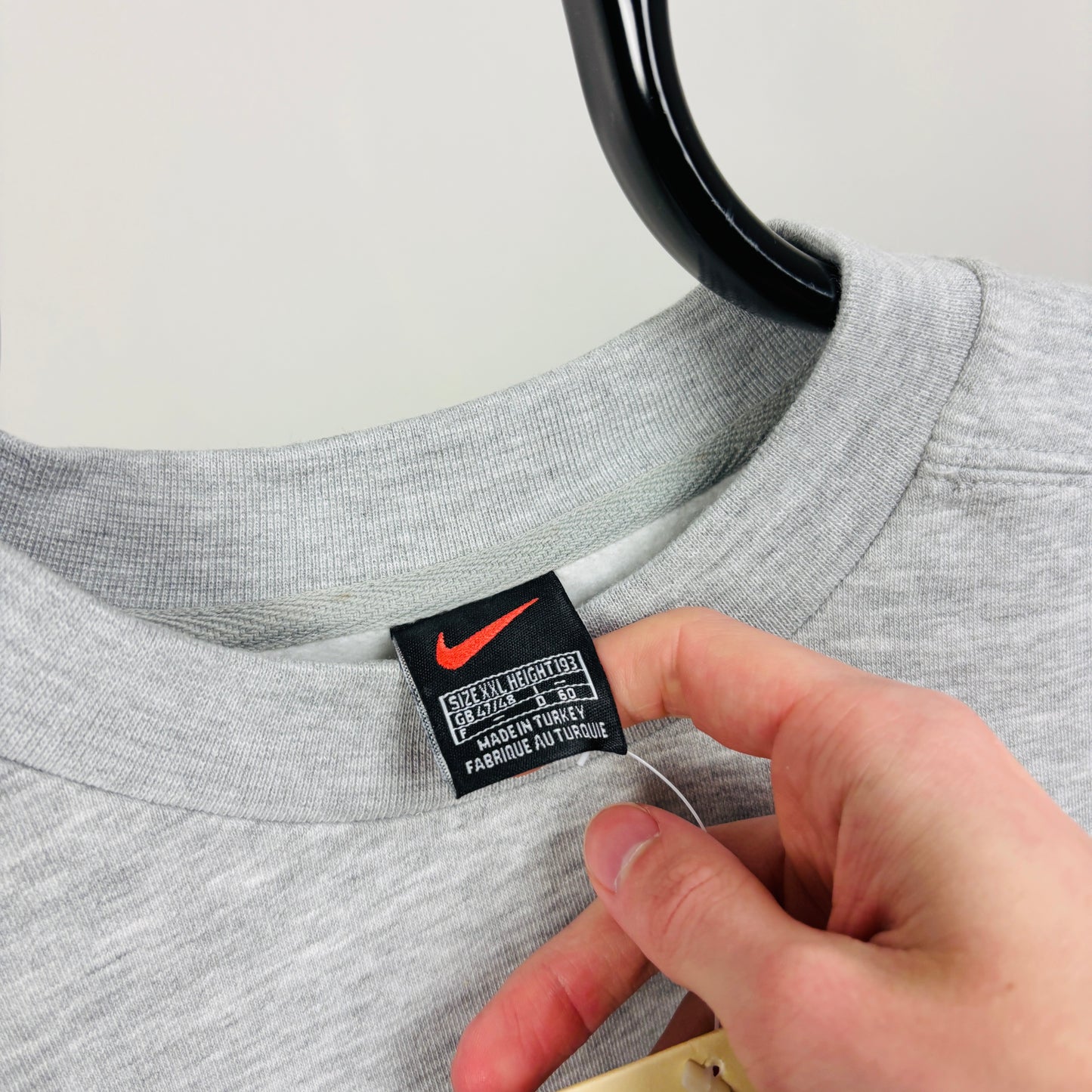 90s Nike Town London Sweatshirt Grey XXL