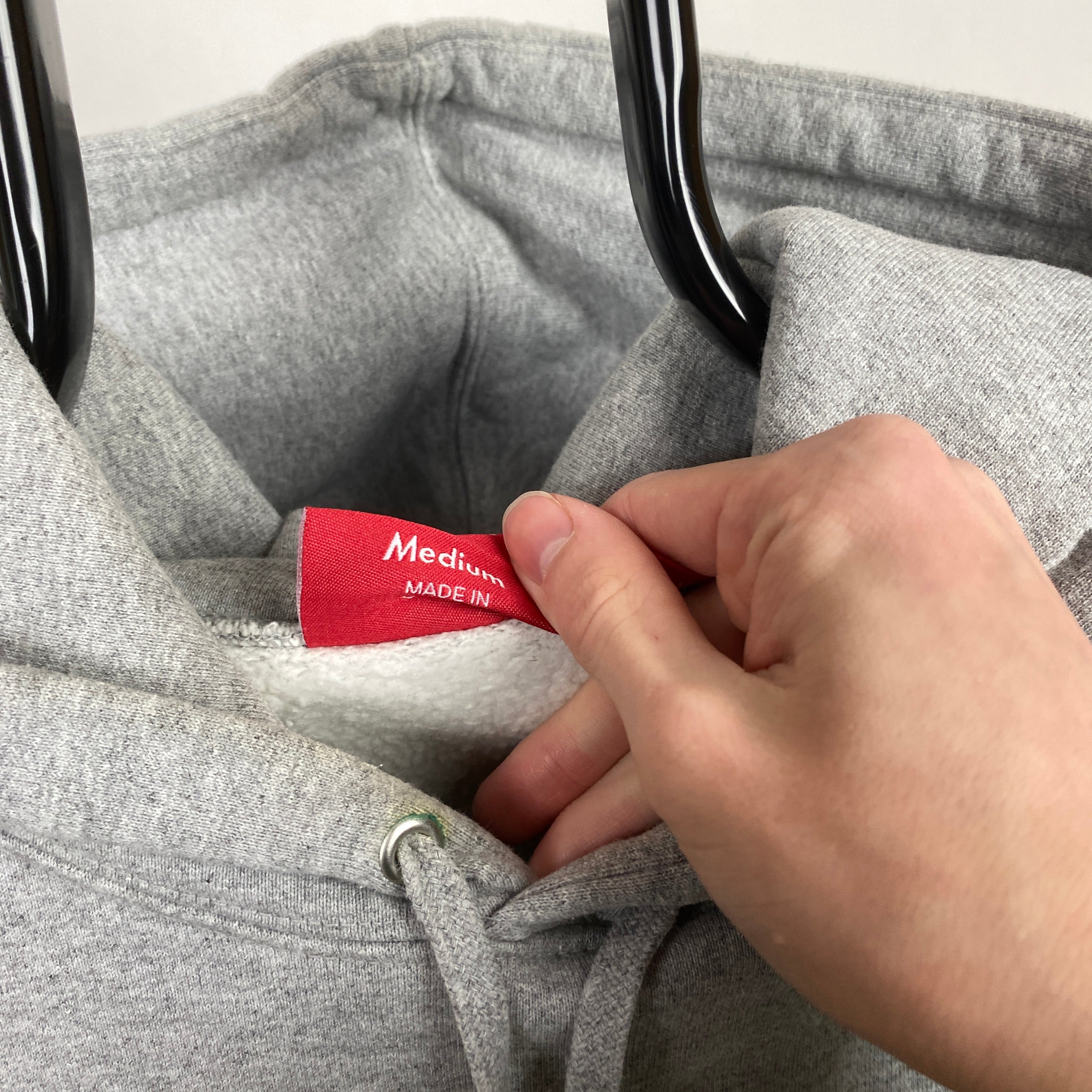 Supreme Cat In The Hat Hoodie Grey Medium