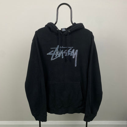 00s Stussy Hoodie Black Large