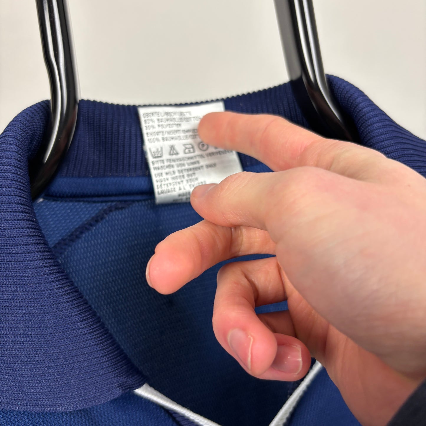 90s Adidas Tottenham Football Shirt T-Shirt Blue XL