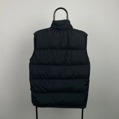 00s Nike Puffer Gilet Jacket Black Medium