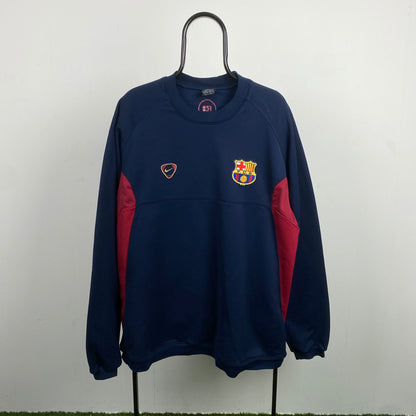 90s Nike Barcelona Sweatshirt Blue XXL