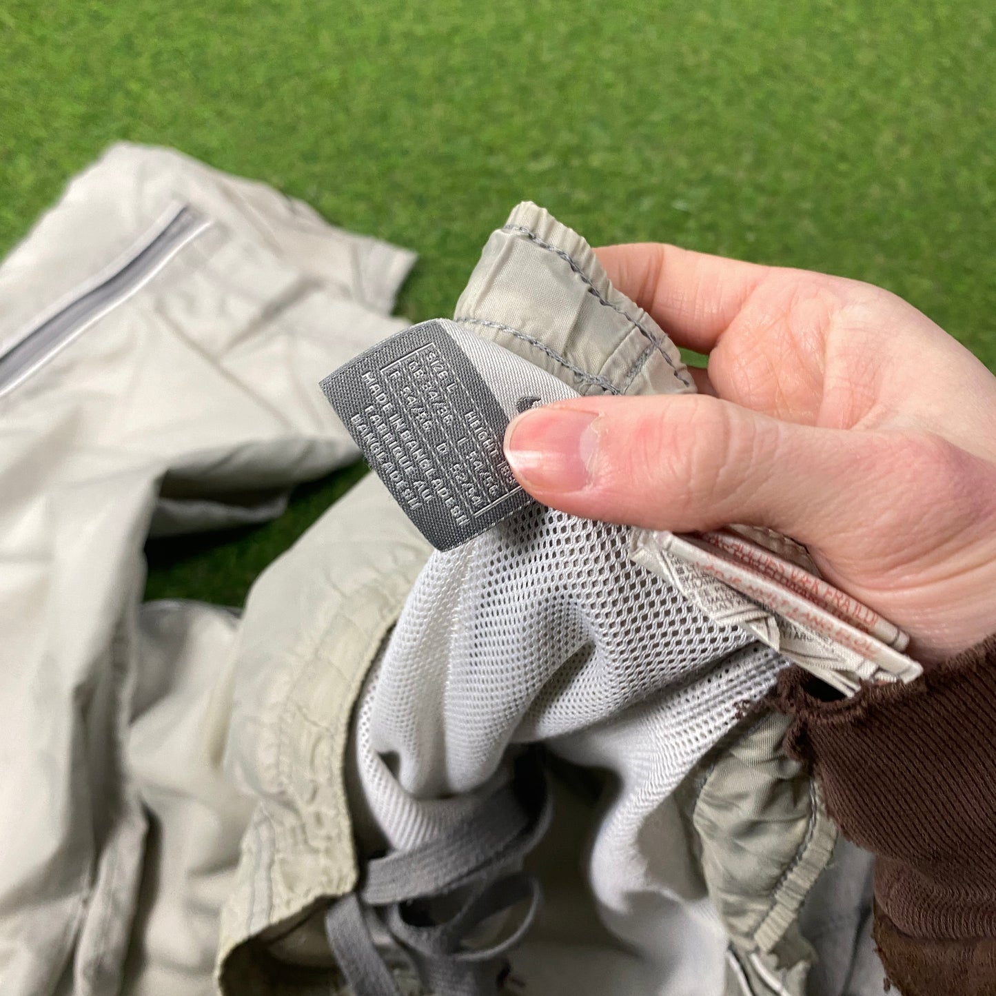 00s Nike Piping Joggers Grey Large