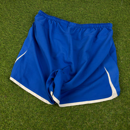 00s Nike Brazil Football Shorts Blue XL