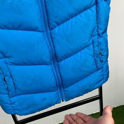 00s Nike Puffer Gilet Jacket Blue Medium