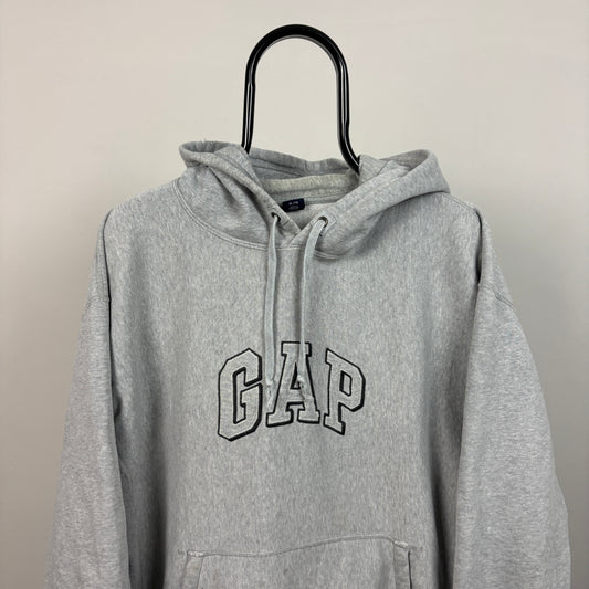 00s Gap Hoodie Grey XL
