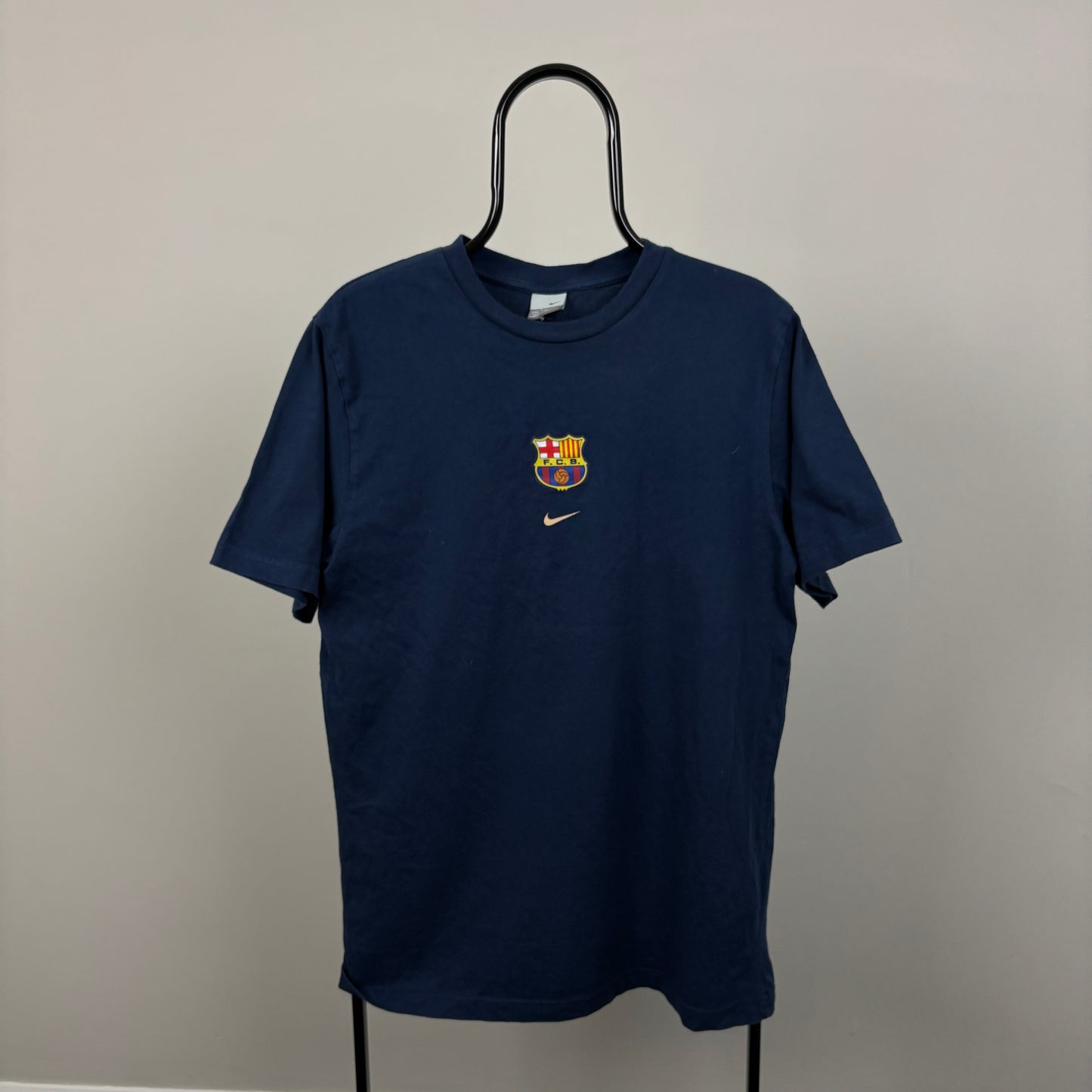 00s Nike Barcelona T-Shirt Blue XXL