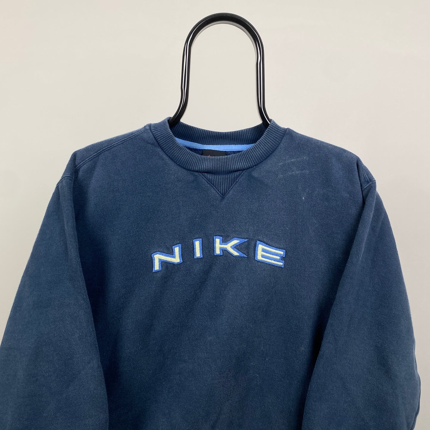 90s Nike Sweatshirt Blue XS