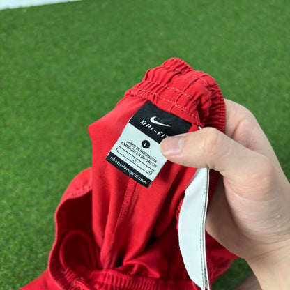 00s Nike Football Shorts Red Large
