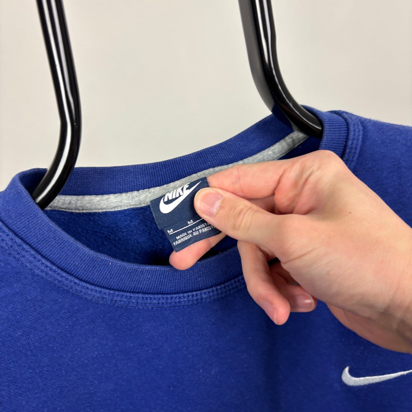 00s Nike Sweatshirt Blue Medium