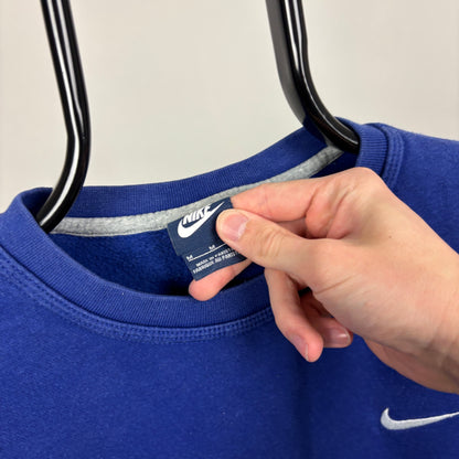 00s Nike Sweatshirt Blue Medium