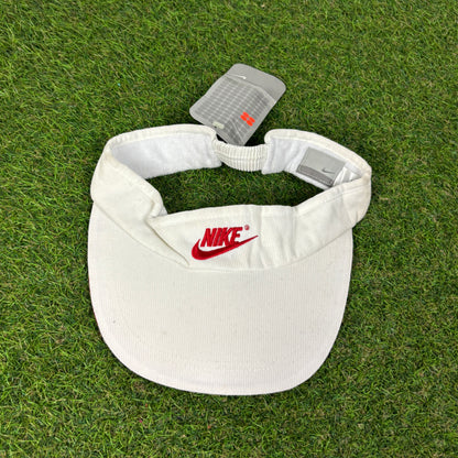 00s Nike Golf Visor Hat White