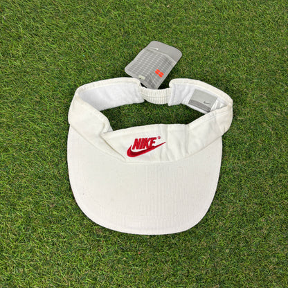 00s Nike Golf Visor Hat White