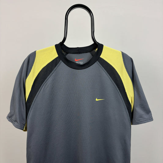 90s Nike Sports T-Shirt Grey Medium