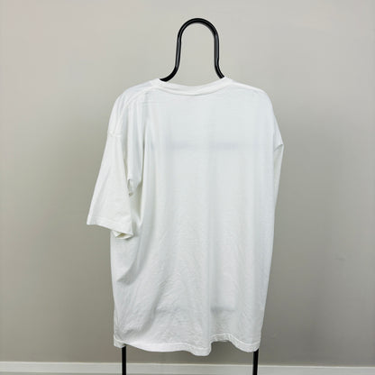 90s Nike Swoosh T-Shirt White XXL