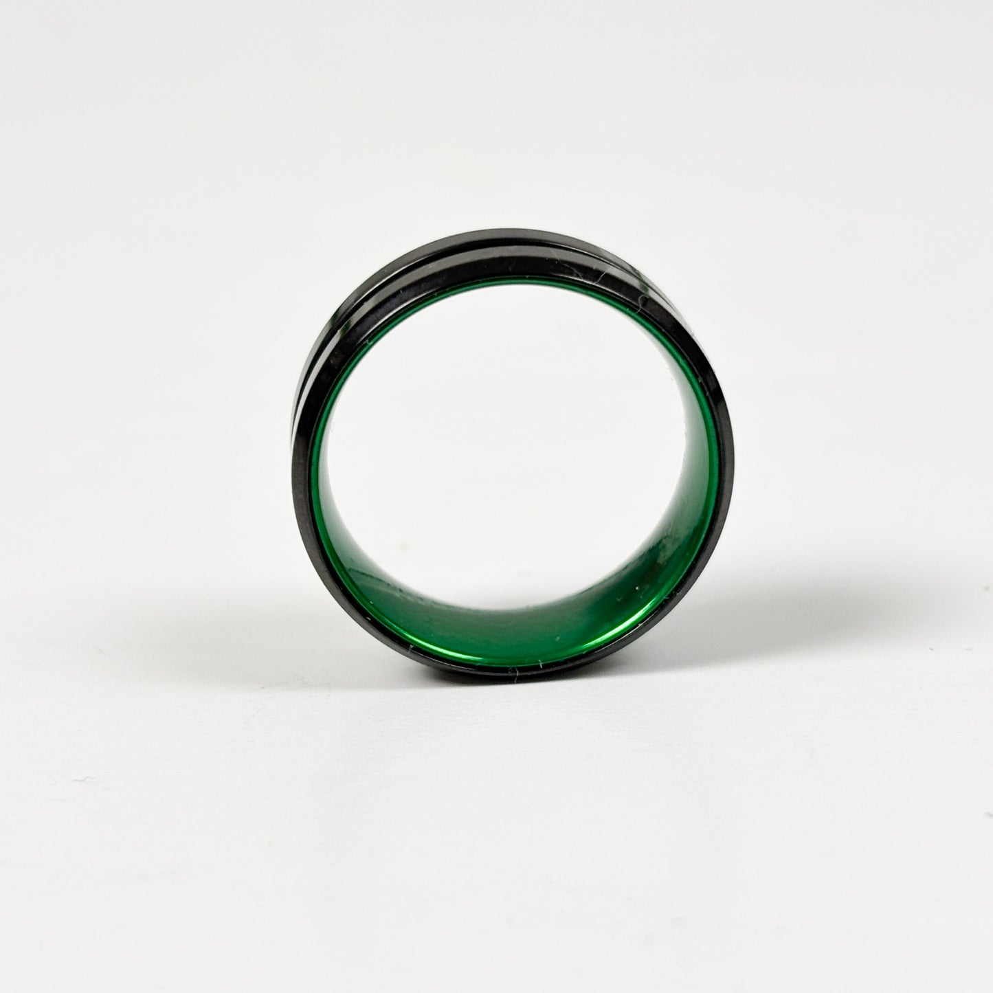 Universal Band Ring Tungsten Green