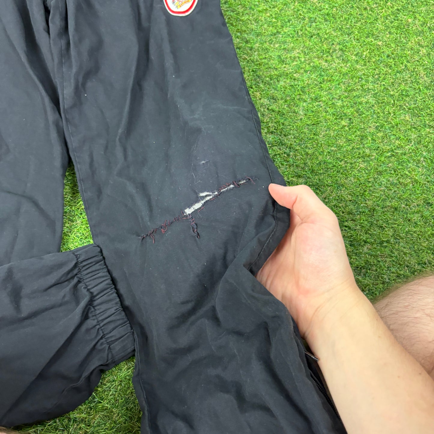 90s Reebok Liverpool Joggers Black XS