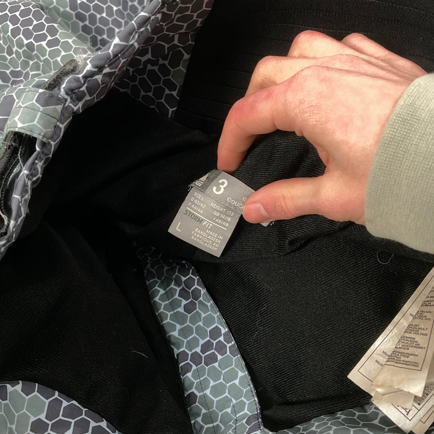 00s Nike ACG Ski Salopettes Trousers Joggers Grey Large