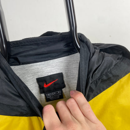 90s Nike Windbreaker Jacket Yellow Medium