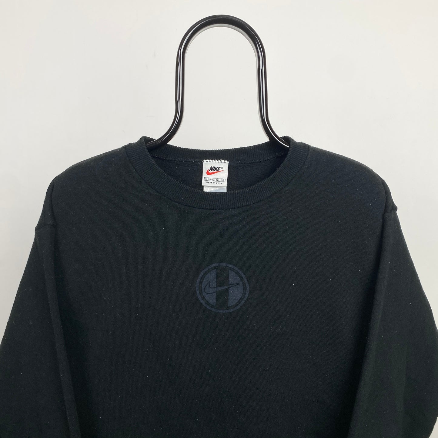 90s Nike Sweatshirt Black Small