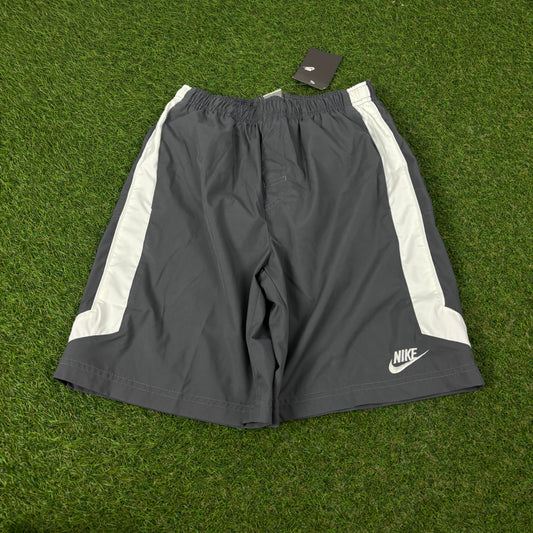 00s Nike Piping Shorts Grey XS