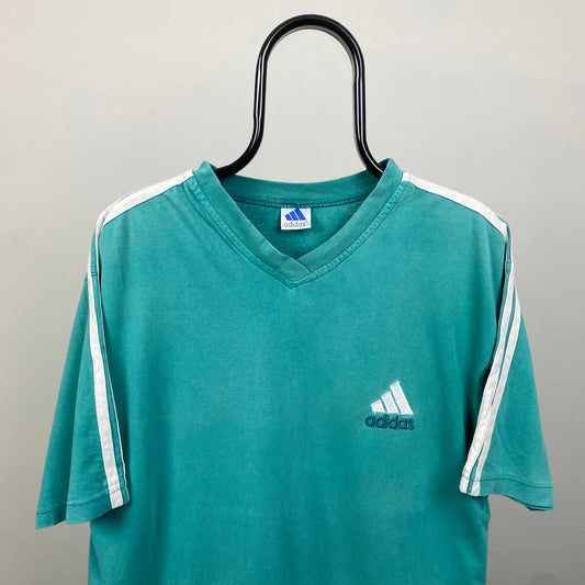 90s Adidas T-Shirt Green Large