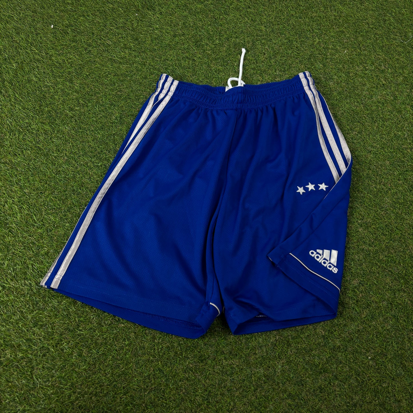 00s Adidas Fenerbahce Football Shorts Blue Medium