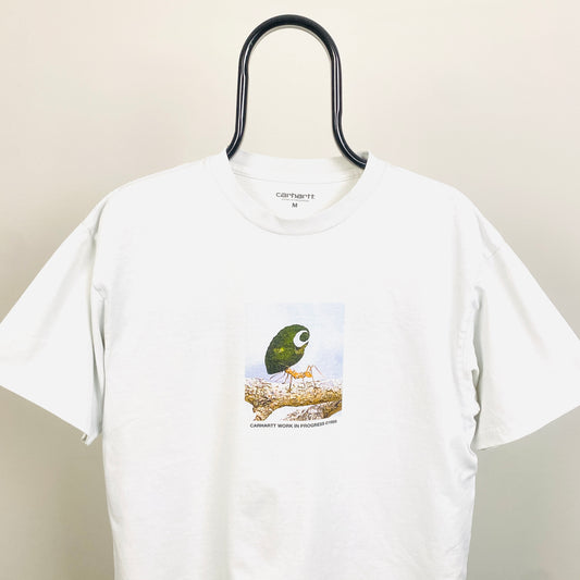 00s Carhartt Antleaf T-Shirt White Medium
