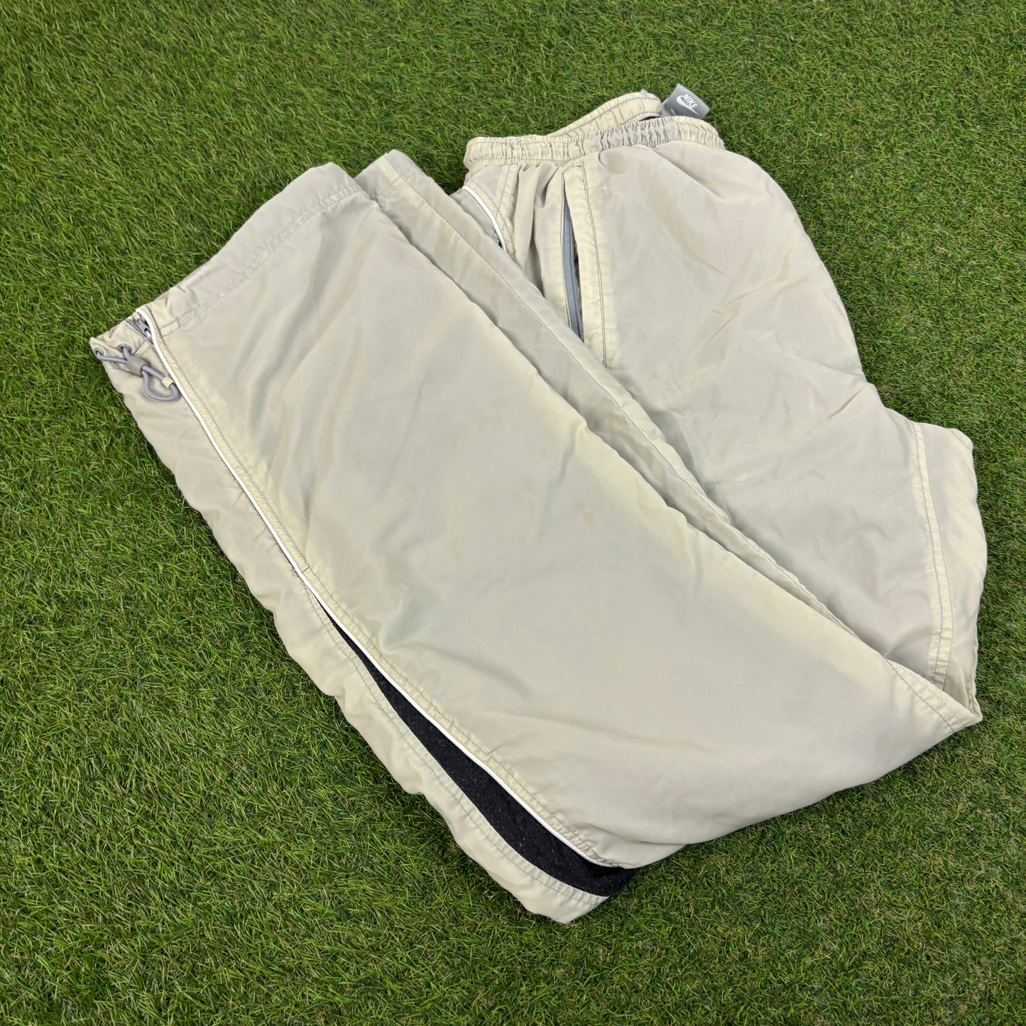 00s Nike Piping Joggers Grey Large