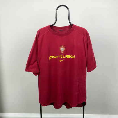 90s Nike Portugal T-Shirt Red XL
