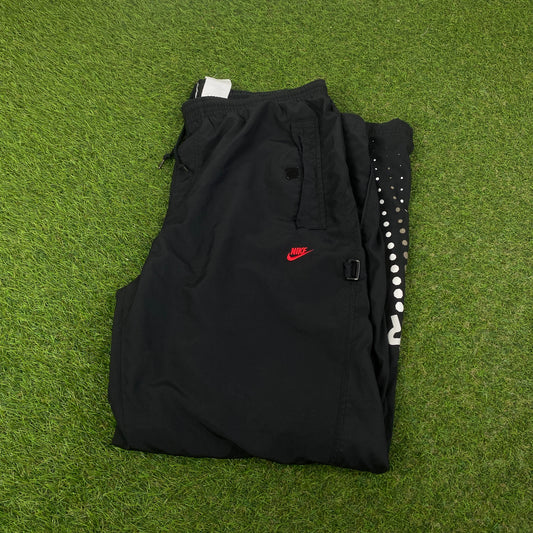 00s Nike Air Max Piping Joggers Black Large