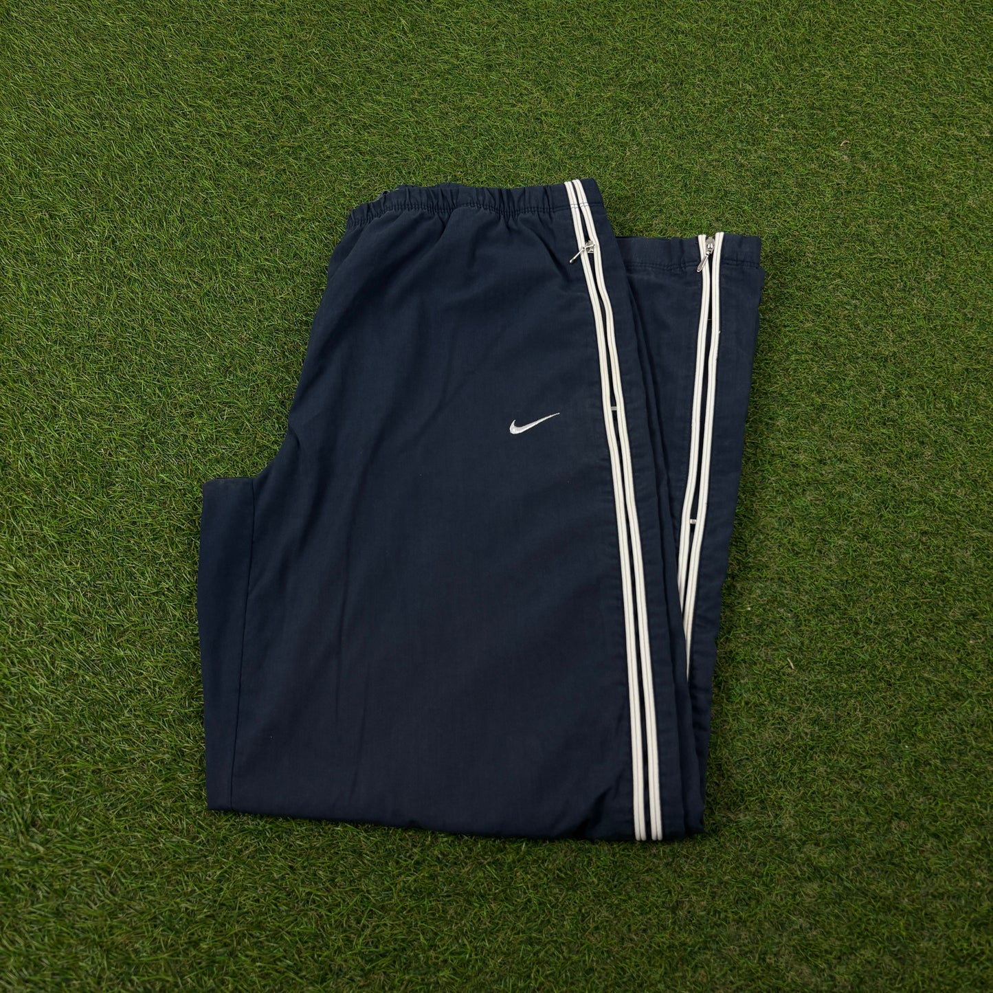 00s Nike Piping Joggers Blue Medium