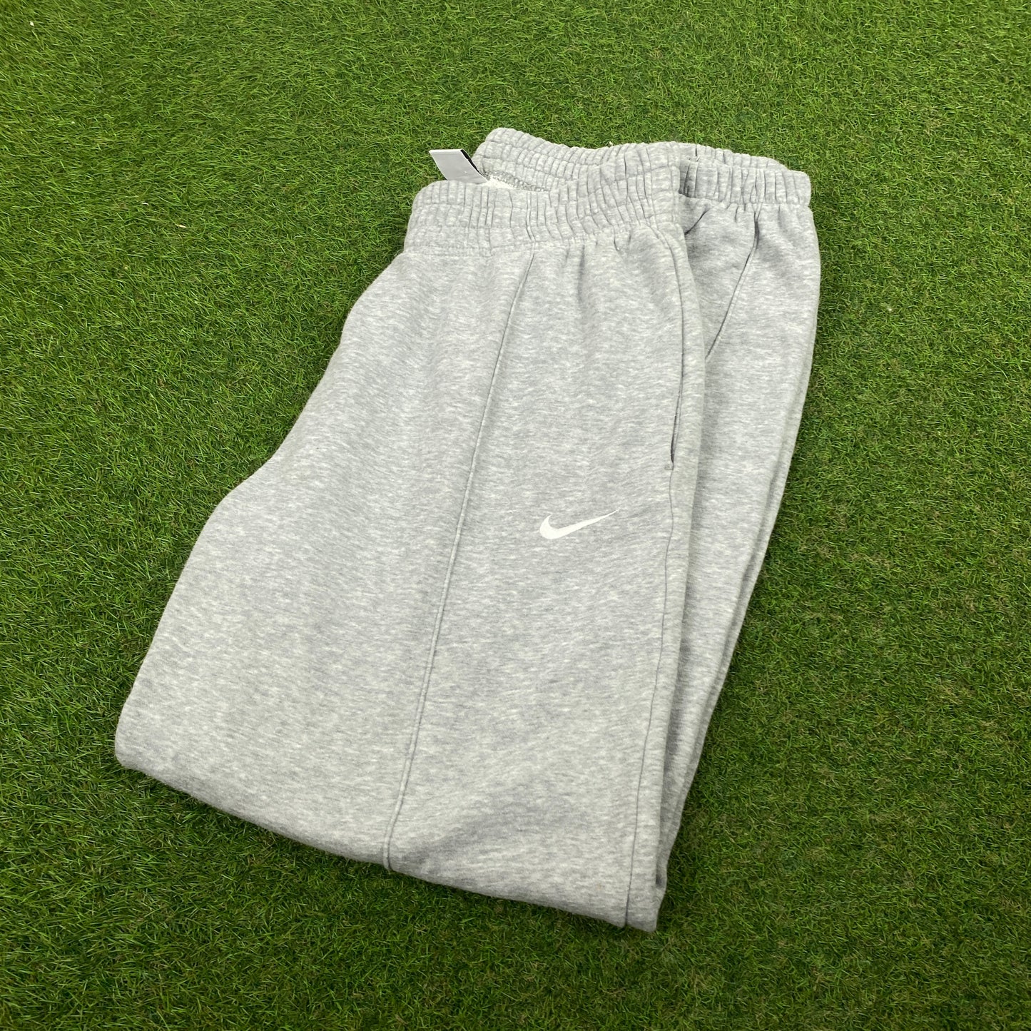 00s Nike Wide Leg Cotton Joggers Grey Small