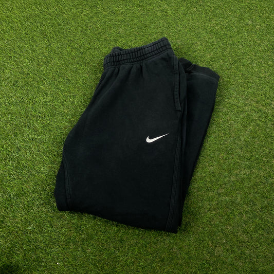 00s Nike Cotton Joggers Black Large