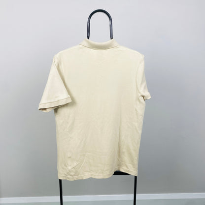 00s Nike Polo Shirt T-Shirt Brown Small