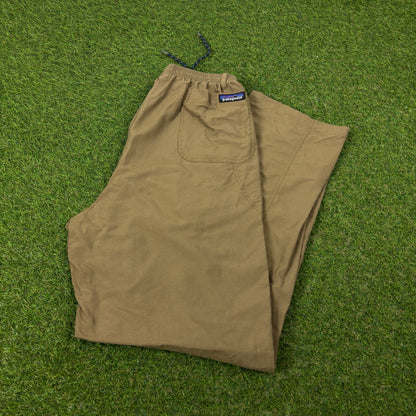 00s Patagonia Walking Trousers Joggers Brown Small