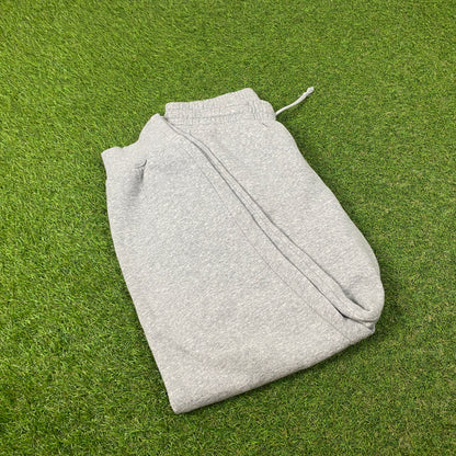 00s Nike Wide Leg Cotton Joggers Grey Medium