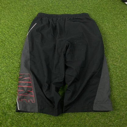00s Nike Piping Shorts Black Medium